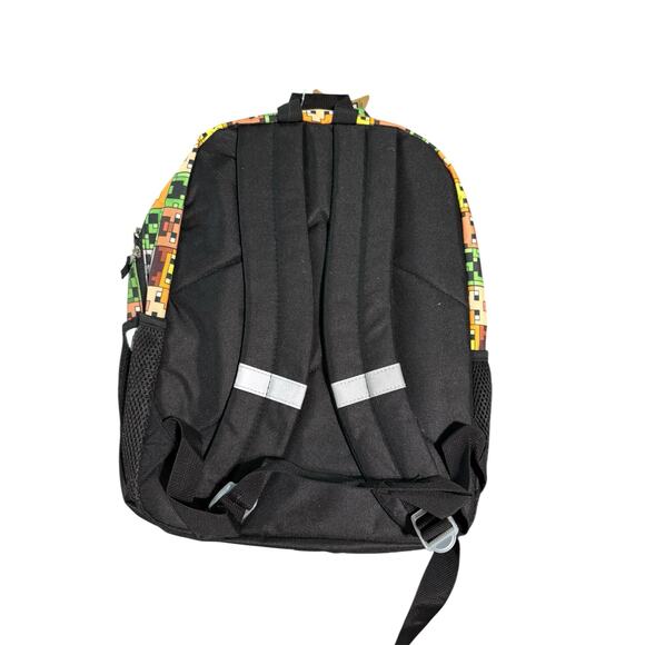 NWT Minecraft Creeper 16" School Backpack‎ Green & Black Back to School Age 3+ - Picture 2 of 12